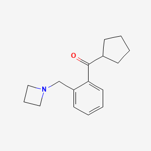 2-(Azetidinomethyl)phenyl cyclopentyl ketone