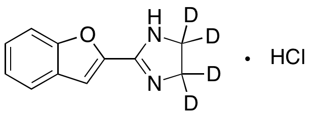 2-(Benzofuran-2-yl)-2-imidazoline-d4 Hydrochloride