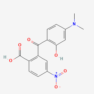 2'-Carboxy-4-dimethylamino-2-hydroxy-5'-nitrobenzophenone