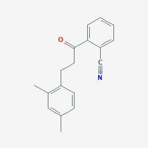 2'-Cyano-3-(2,4-dimethylphenyl)propiophenone