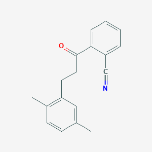 2'-Cyano-3-(2,5-dimethylphenyl)propiophenone