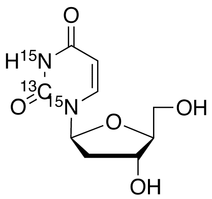 2’-Deoxy L-Uridine-13C,15N2