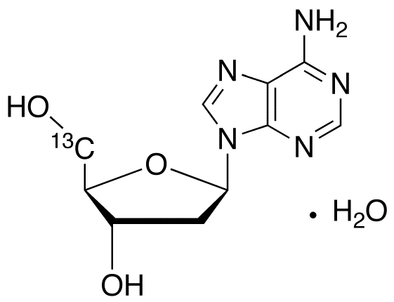 2'-Deoxyadenosine-5'-13C Monohydrate