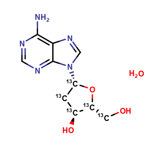 2'-Deoxyadenosine Monohydrate 13C5