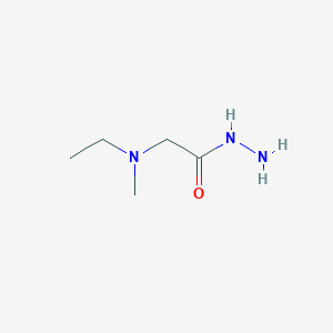 2-[Ethyl(methyl)amino]acetohydrazide hydrochloride