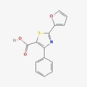 2-(Furan-2-yl)-4-phenyl-1,3-thiazole-5-carboxylic acid