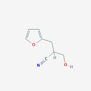 2-(Furan-2-ylmethyl)-3-hydroxypropanenitrile