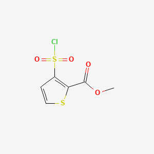 2-(Methoxycarbonyl)thiophene-3-sulfonyl chloride