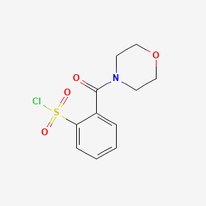 2-(Morpholine-4-carbonyl)benzene-1-sulfonyl chloride