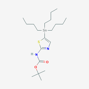 2-(N-Boc)-5-(tributylstannyl)thiazole