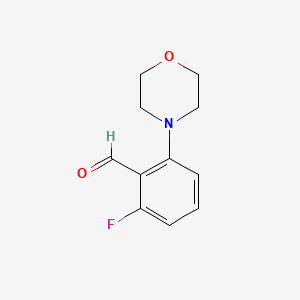 2-(N-Morpholinyl)-6-fluorobenzaldehyde
