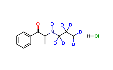 2-(Propylamino)propiophenone-d7 Hydrochloride