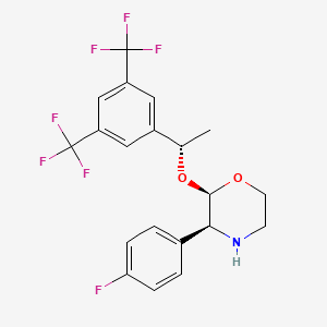 2-(R)-[1-(S)-(3,5-Bis(trifluoromethyl)phenyl)ethoxy]-3-(S)-fluorophenylmorpholine
