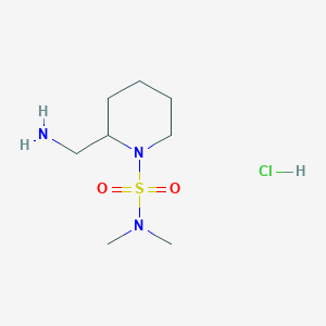 2-(aminomethyl)-N,N-dimethylpiperidine-1-sulfonamide hydrochloride