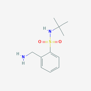 2-(aminomethyl)-N-tert-butylbenzene-1-sulfonamide