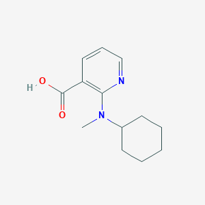 2-[cyclohexyl(methyl)amino]nicotinic acid