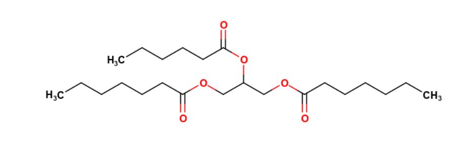2-(hexanoyloxy)propane-1,3-diyl diheptanoate