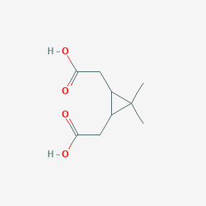 2,2'-(3,3-dimethylcyclopropane-1,2-diyl)diacetic acid