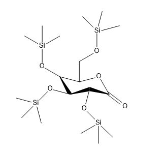 2,3,4,6-Tetra-O-(trimethylsilyl)-D-glucono-1,5-lactone