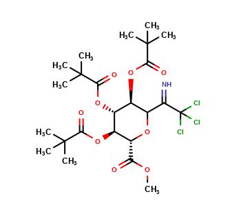 2,3,4-Tri-O-Pivaloyl-D-glucopyranuronic acid methyl ester trichloroacetimidate