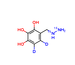 2,3,4-Trihydroxybenzylhydrazine-D2,15N2