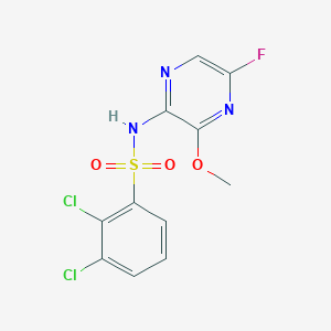 2,3-dichloro-N-(6-fluoro-3-methoxypyrazin-2-yl)benzenesulfonamide