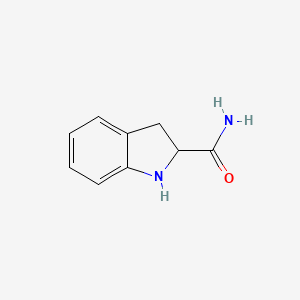 2,3-dihydro-1H-indole-2-carboxamide