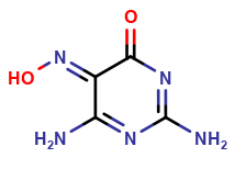 2,4-diamino-6-hydroxy-5-isonitroso-pyrimidin