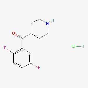2,5-difluorophenyl)-piperidin-4-ylmethanone hydrochloride