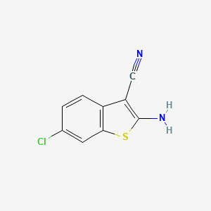 2-AMINO-6-CHLOROBENZO[B]THIOPHENE-3-CARBONITRILE