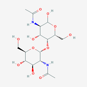 2-Acetamido-2-deoxy-5-O-(a-D-2-acetamido-2-deoxyglucopyranosyl)-a-D-galactopyranose