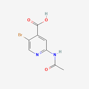 2-Acetamido-5-bromoisonicotinic Acid