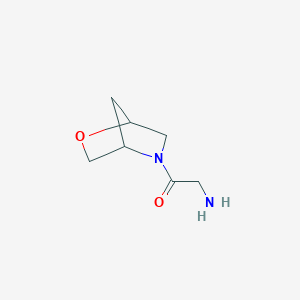 2-Amino-1-{2-oxa-5-azabicyclo[2.2.1]heptan-5-yl}ethan-1-one