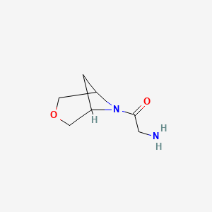 2-Amino-1-(3-oxa-6-azabicyclo[3.1.1]heptan-6-yl)ethan-1-one
