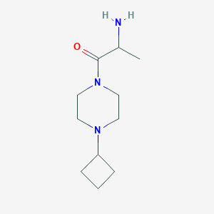 2-Amino-1-(4-cyclobutylpiperazin-1-yl)propan-1-one
