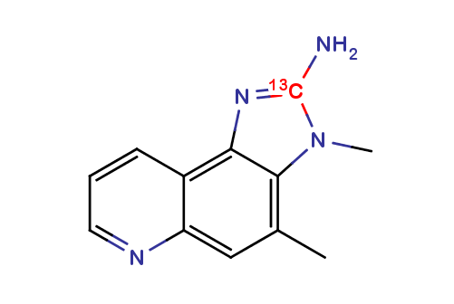2-Amino-3,4-dimethyl-3H-imidazo[4,5-f]quinoline-2 13C
