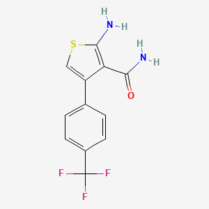 2-Amino-4-[4-(trifluoromethyl)phenyl]thiophene-3-carboxamide