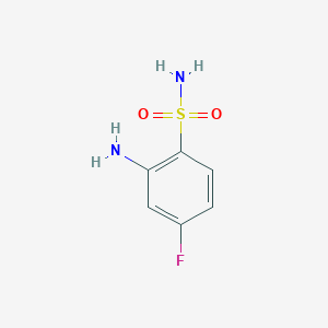 2-Amino-4-fluorobenzene-1-sulfonamide