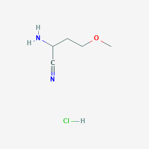 2-Amino-4-methoxybutanenitrile hydrochloride