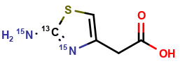 2-Amino-4-thiazoleacetic Acid-13C,15N2