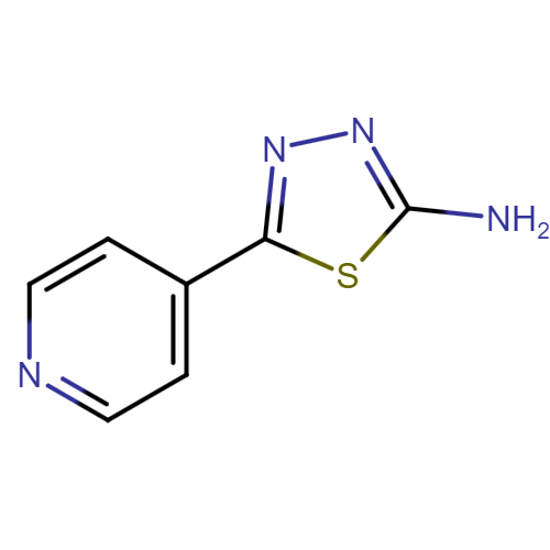2-Amino-5-(4-pyridinyl)-1,3,4-thiadiazole