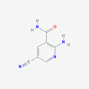 2-Amino-5-cyanopyridine-3-carboxamide