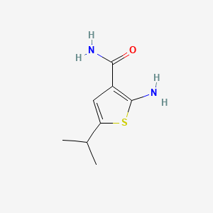 2-Amino-5-isopropylthiophene-3-carboxamide