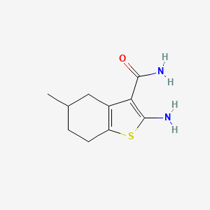 2-Amino-5-methyl-4,5,6,7-tetrahydrobenzo[b]thiophene-3-carboxamide