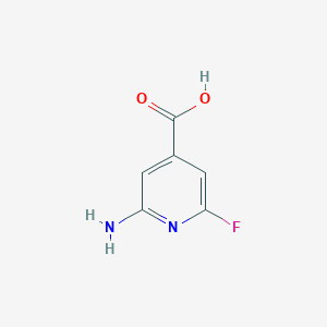 2-Amino-6-fluoroisonicotinic Acid