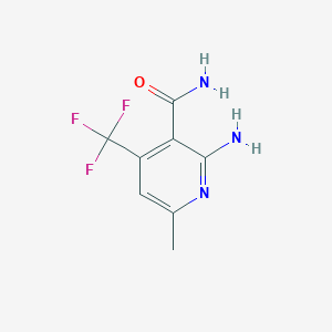 2-Amino-6-methyl-4-(trifluoromethyl)pyridine-3-carboxamide