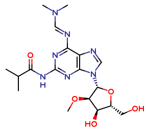 2-Amino-N6-(dimethylaminomethylidene)-N2-isobutyryl-2’-O-methyladenosine