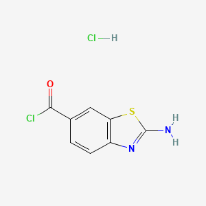 2-Amino-benzothiazole-6-carbonyl chloride hydrochloride