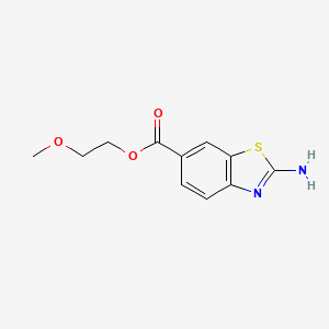 2-Amino-benzothiazole-6-carboxylic acid 2-methoxy-ethyl ester