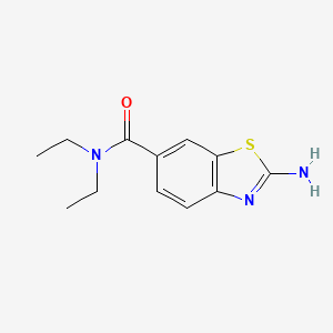 2-Amino-benzothiazole-6-carboxylic aciddiethylamide